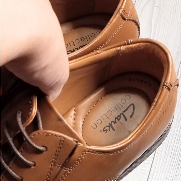 (54-4189) Clarks Men's Tilden Cap Oxford Shoes Sz 7.5 - Picture 8 of 12